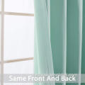 Aqua Blackout Curtains 63 Inch для гостиной